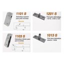 Ver imagem 3 de Kit dobradiças + pivôs para porta pivotante de vidro temperado blindex - Cromado