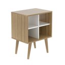 Ver imagem 4 de Mesa Apoio Amêndoa e Off White