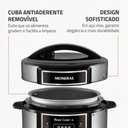 Ver imagem 7 de Panela de Pressão Elétrica Mondial Master Cooker 3l com 14 Funções 700w Preto/inox 127v - Pe-40