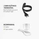 Ver mais imagens de Panela de Pressão Elétrica Mondial Master Cooker 3l com 14 Funções 700w Preto/inox 127v - Pe-40