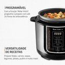 Ver imagem 3 de Panela de Pressão Elétrica Mondial Master Cooker 3l com 14 Funções 700w Preto/inox 127v - Pe-40