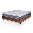 Ver mais imagens de Conjunto Box Marrom Luanda Cinza Espuma D28 Viúva 128x188x62 - King House
