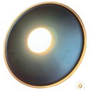Ver imagem 6 de Lustre Pendente Dot Slim Redondo 55cm LED 3000k 19W Bivolt Preto