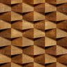Papel de Parede Personalizado Madeira 3d Losango 2 Tons - 3m - 1