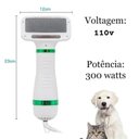 Ver imagem 1 de Escova Secadora Pet Seca Alisa e Desembaraça Cão e Gato