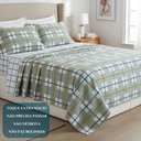 Ver imagem 5 de Conjunto Cama Casal King Size Jasmine 04 Pç Bordado 400 Fios:verde
