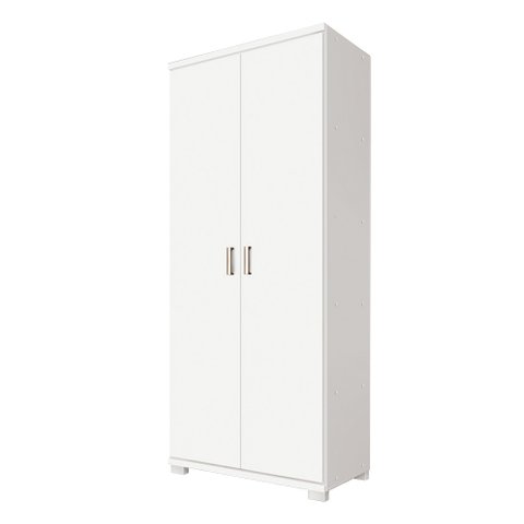 Armário Multiuso 2 Portas 4 Prateleiras New F08 Branco - Mpozenato