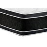 Cama Box King: Colchão Espuma D33 Black e White Double Face + Base Crc Suede Brown(193x203) - 2