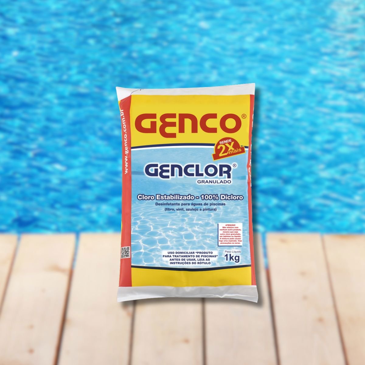 Genclor Cloro Estabilizado Granulado 1kg Genco - 3