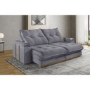 Ver imagem 1 de Sofá Retrátil e Reclinável 3 Lugares 2,30m M-193 Molas Ensacadas e Pillow Top Estofados Martins