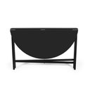 Ver imagem 3 de Mesa de Jantar 4 Lugares Redonda Dobrável Prática Preta - Straub Web