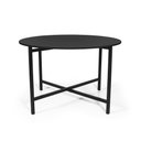 Ver imagem 1 de Mesa de Jantar 4 Lugares Redonda Dobrável Prática Preta - Straub Web