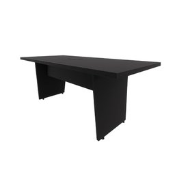 Mesa de Escritório 2,00m 1 Cx de Tomada Pé Painel Angular F5 - 5