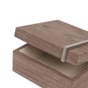 Ver imagem 2 de Caixa Decorativa Quadrada em Mdf Cedro Laminado 22cm Mart