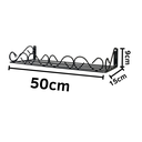 Ver imagem 2 de Floreira de Parede 50x15 Cm Feito em Ferro Rústico