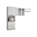 Ver imagem 1 de Cozinha Modulada Henn Americana 3 Peças (2 Armários + 1 Paneleiro) CPT05 Branco