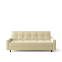 Ver imagem 3 de Sofá Cama Nice 4 Lugares Reclinável 203cm Bege Suede Cialar