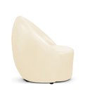 Ver imagem 4 de Poltrona Decorativa Orgânica Kit 2 Lua Sintético Pu Bege D03 - D’Rossi