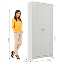 Ver imagem 6 de Armário de Cozinha Multiuso 2 Portas AC4004 84cm Branco - Decibal