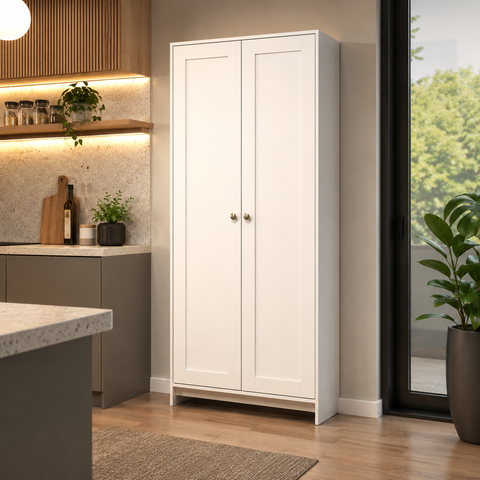 Armário de Cozinha Multiuso 2 Portas AC4004 84cm Branco - Decibal