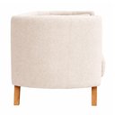 Ver imagem 6 de Sofá Oslo 3 Lugares 230cm Off White Bouclé Base Madeira Design Contemporâneo Sallar Home