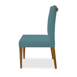 Kit 2 Cadeiras de Jantar Milan Linho Azul - 4