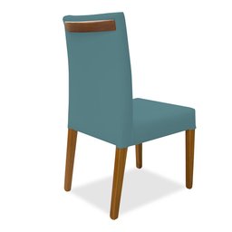 Kit 2 Cadeiras de Jantar Milan Linho Azul - 5