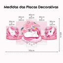 Ver mais imagens de Kit Quadros Quarto Infantil Unicórnio Rosa Menina