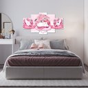 Ver imagem 5 de Kit Quadros Quarto Infantil Unicórnio Rosa Menina