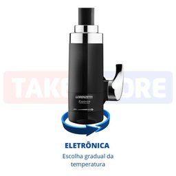 Torneira Eletrônica de Parede Essence Preto 220v Lorenzetti - 3