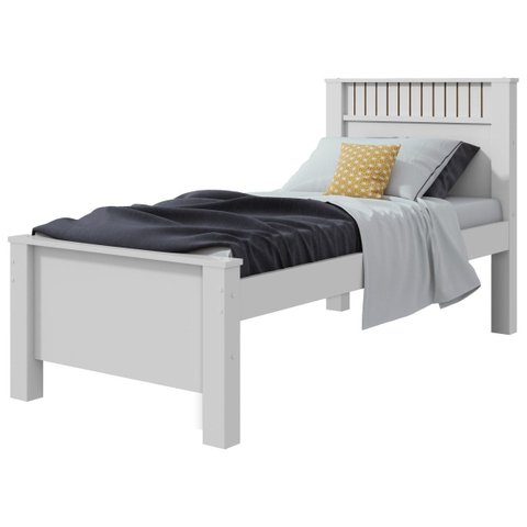 Cama Solteiro Athenas - Lp - Rei de Casa Branco