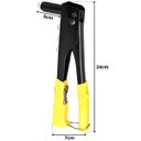 Ver imagem 2 de Alicate Rebite Rebitador Rebitadeira 10" Manual Profissional com Chave + Luva Pigmentada | Fertak