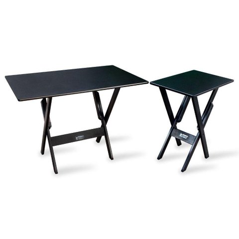 Conjunto De Mesa 110x70 Com Mesa Aparador Preto Cor: Preto