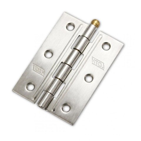 Kit 12 Dobradiça Inox Porta / Janela Pino Solto 3,5" - Loth