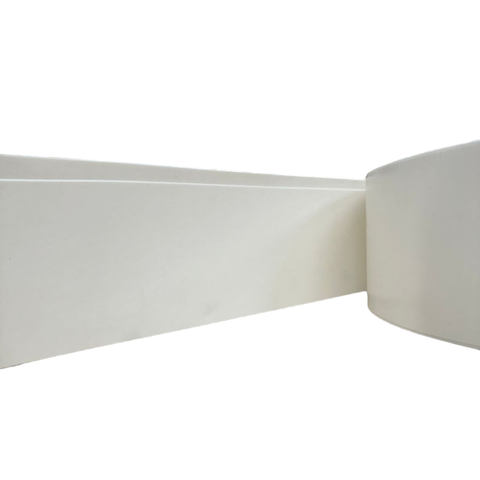 Rolo Lambril Lambri Decorativo Eva Autocolante 15cmx5mm 15 Metros - Branco