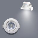 Ver imagem 2 de 6 X Spot Redondo Embutir Sanca 3w Direcionavel Mr11 Dicroica