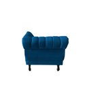 Ver imagem 7 de Recamier Decorativo Divã Amsterdã 147cm Lado Direito Couro Azul Marinho