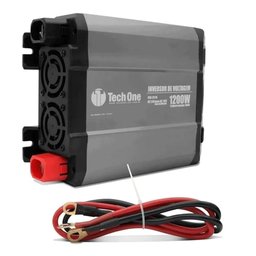 Inversor de Voltagem Techone Line 1200w Pico 600w Nominal 12v-110v - 1