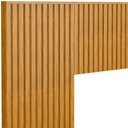 Ver imagem 6 de Cabeceira Cama Box Casal Queen King Ripada 250cm Lice D05 Ypê - Lyam Decor