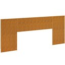 Ver imagem 1 de Cabeceira Cama Box Casal Queen King Ripada 250cm Lice D05 Ypê - Lyam Decor