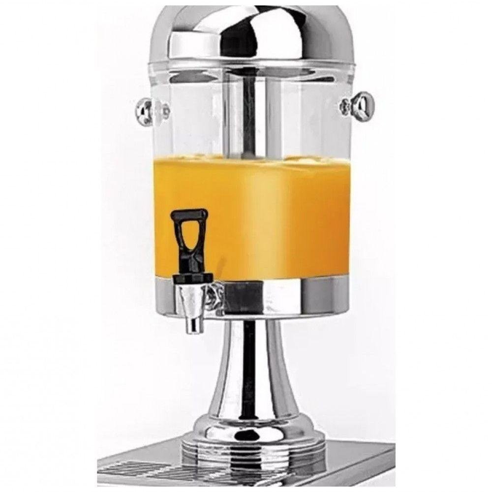 Suqueira Refresqueira Inox 8 Litros Dispensador de Bebida - Brasinox - 4