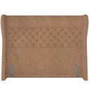 Ver imagem 6 de Kit Cabeceira Cama Box Casal 160cm Madrid com Puff Recamier Santorini Bouclê Bege