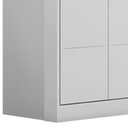 Ver imagem 5 de Jogo de Quarto Infantil Guarda Roupa 3 Portas e Cômoda 4 Gavetas Lilly P04 Branco - Mpozenato