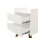 Ver imagem 6 de Kit 2 Mesas de Cabeceira com 2 Gavetas Retrô