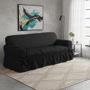 Ver imagem 2 de Capa de Sofá Patrícia 3 Lugares Avulso - Preto