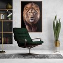 Ver mais imagens de Quadro Decorativo Leão Judá Moldura Cx Alta 100x66 Titulo Moldura Madeira