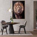 Ver imagem 7 de Quadro Decorativo Leão Judá Moldura Cx Alta 100x66 Titulo Moldura Madeira