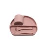 Kit 4 Alimentação Bebê Silicone Prato Copo Garfo e Colher Rosa - 2
