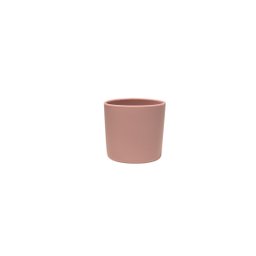 Kit 4 Alimentação Bebê Silicone Prato Copo Garfo e Colher Rosa - 5