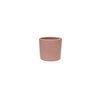 Kit 4 Alimentação Bebê Silicone Prato Copo Garfo e Colher Rosa - 5